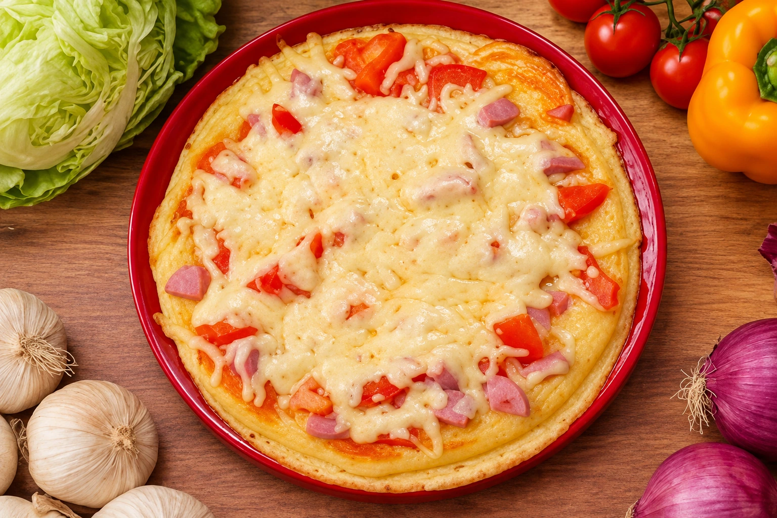 Greita keptuvės pica